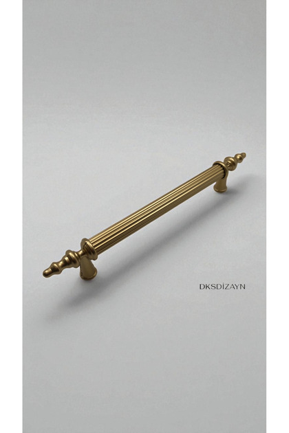 Ezgi Mat Altın 128 MM Mobilya Çekmece Dolap Kulpu Zamak ve Alüminyum Premium Kalite Mat Kulp