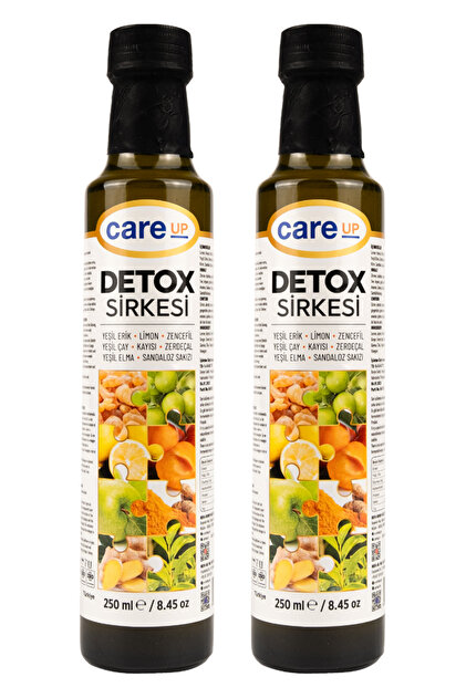 Care Up Detox Sirkesi Sandaloz Sakızı, Yeşil Erik, Kayısı Içeren