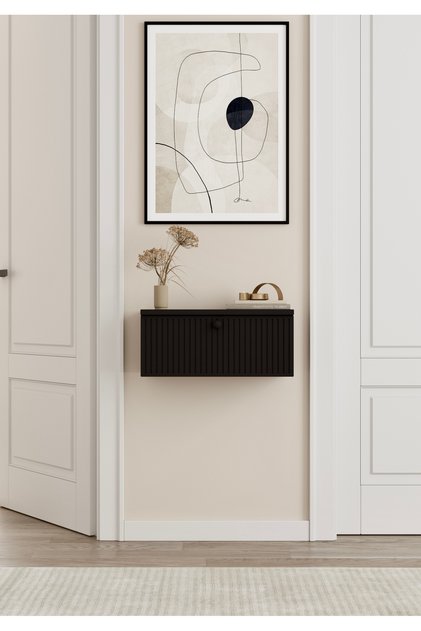 MİMOSA MDF DUVARA MONTE KAPAKLI DRESUAR,Makyaj masası (50 cm)