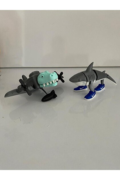 たこへちろー② smilechild Tralalero Tralala ve Bombardino Crocodilo Figür