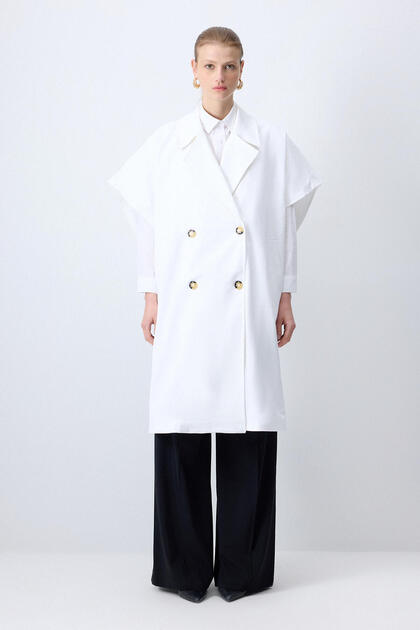 Kruvaze Gabardine Trench Vest