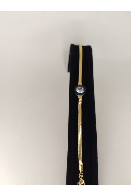 Italian Chain Steel Çağla Bracelet, Tarnish-Free Gift Steel Bracelet