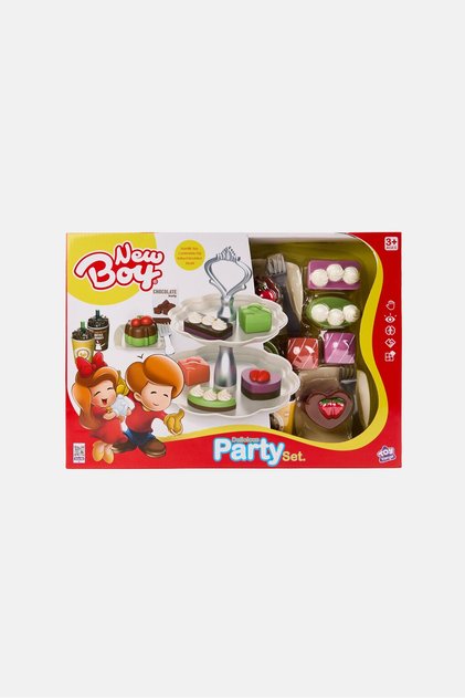 22-Pieces Play Food And Accessories Delicious Party Set