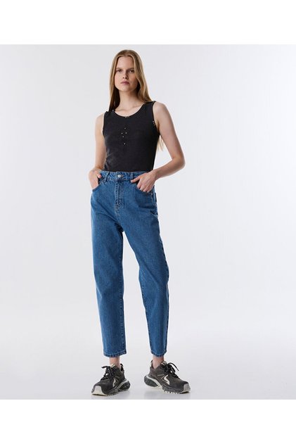 MOM FİT JEAN PANTOLON