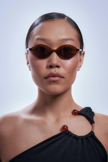 Jerson Brown Brown Sunglasses