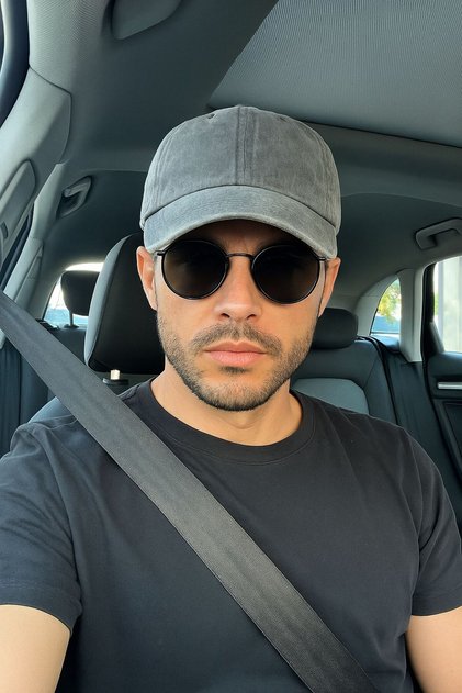 Men's Washed Denim Hat