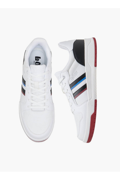 Men's Panelled Sneakers with Lace-Up Closure