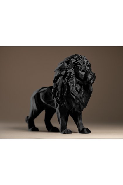 Modern Aslan Hayvan Figürü Heykel Biblo dekor dekorasyon