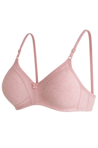 Cotton Combed Balenless Gatherer Minimizer Bra Ebru1001