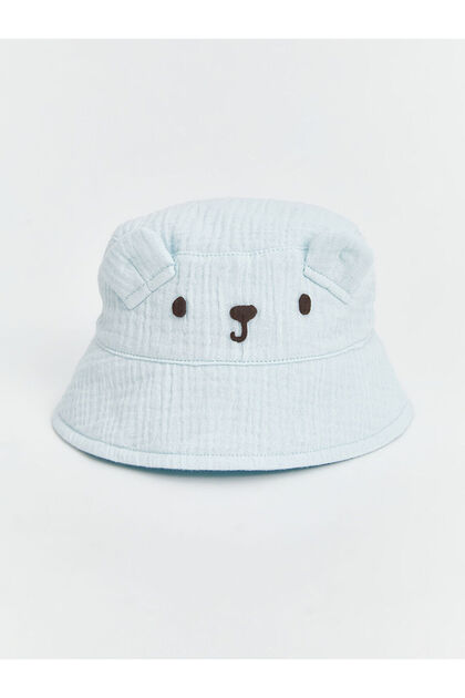 Baby Boy Bucket Hat with Animal Figures