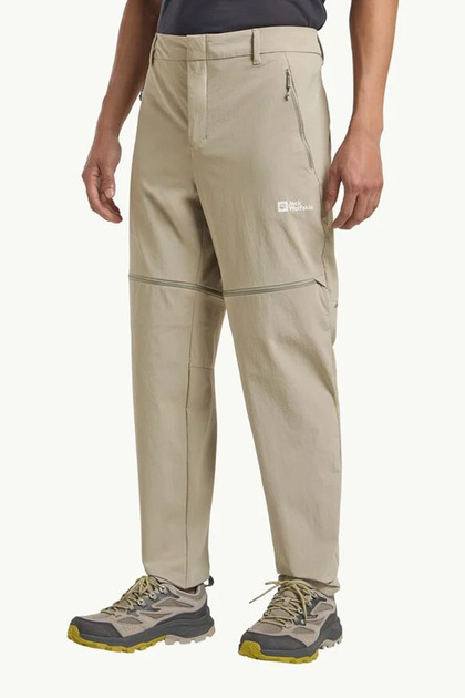 Jack Wolfskin HIKEOUT ZIP OFF PANTS M Taş Rengi Erkek Pantolon