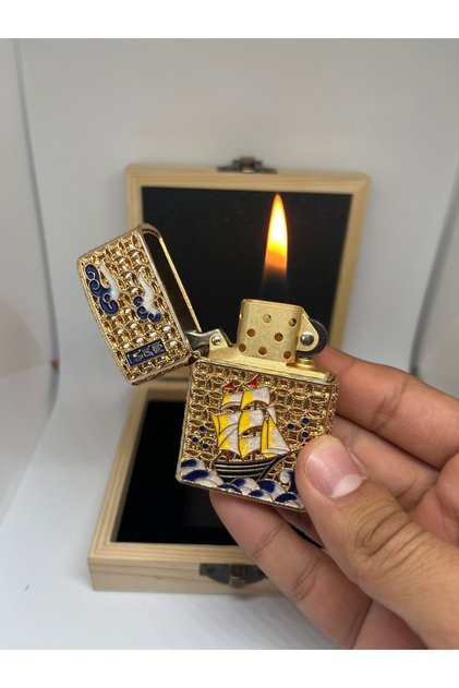 Özel Benzinli Metal Çakmak