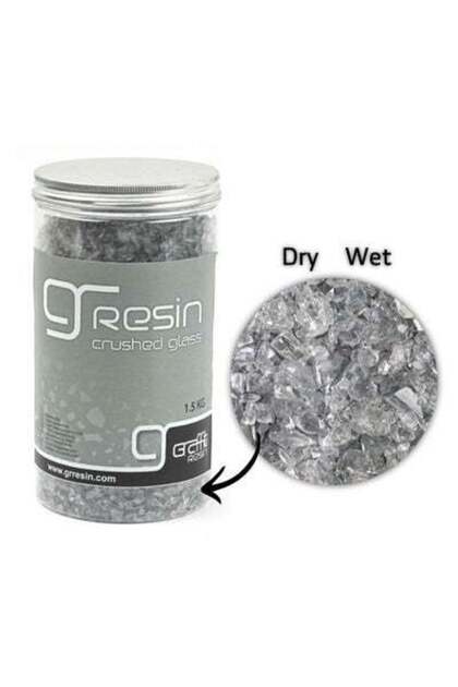 Fine black glass chips 1.5 kg