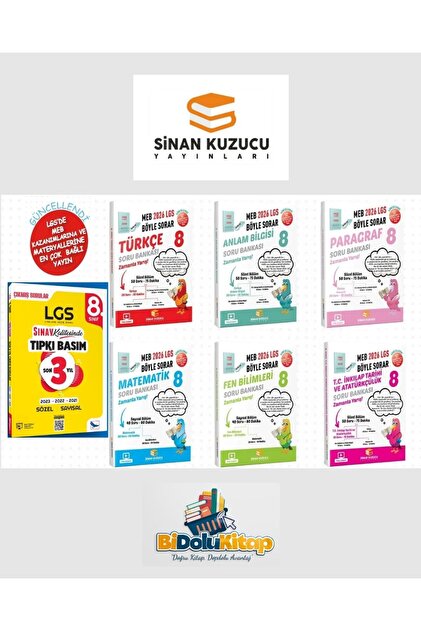 Sınav Yayınları Sinan Kuzucu 2026 MEB BÖYLE SORAR 6 Kitap +
