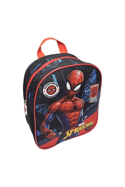 Ghiozdan gradinita, 26x26x10 cm, bretele ajustabile si intarite, multicolor, Spiderman
