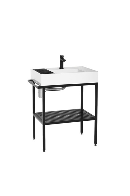 Arya Lavabo Dolabı 70 cm Siyah