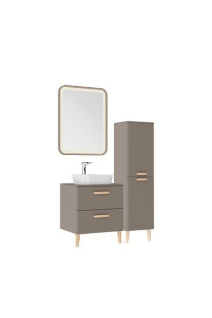 Patara Lavabo Dolabı 60 cm Mat Cappuccino