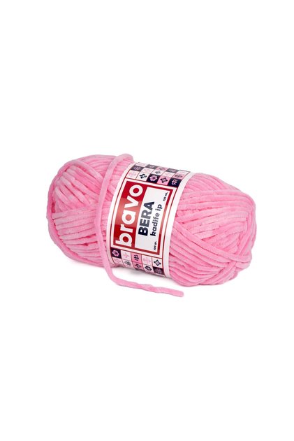 Bera Velvet Yarn 100 Gr 120 Meters (Color Code: 914) Candy Pink