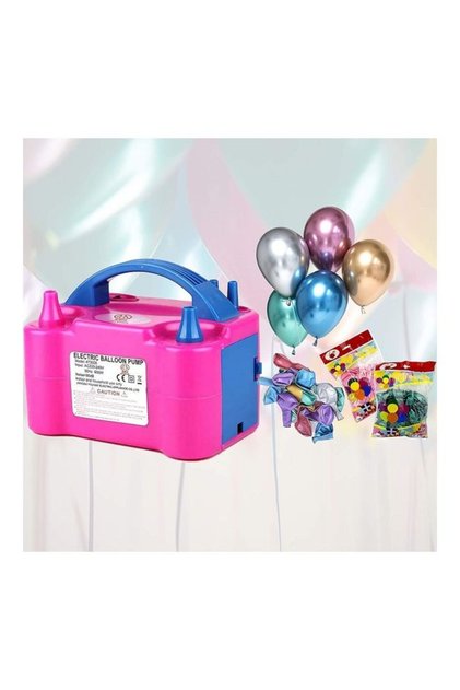 50-Piece Balloons with Electric Pump