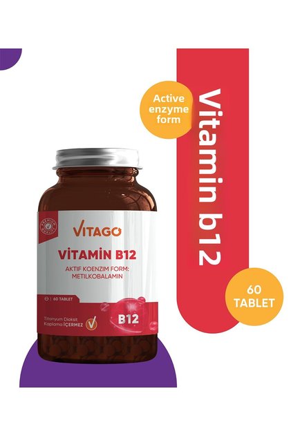 Premium Vitamin B12 Tablet Food Supplement 60's