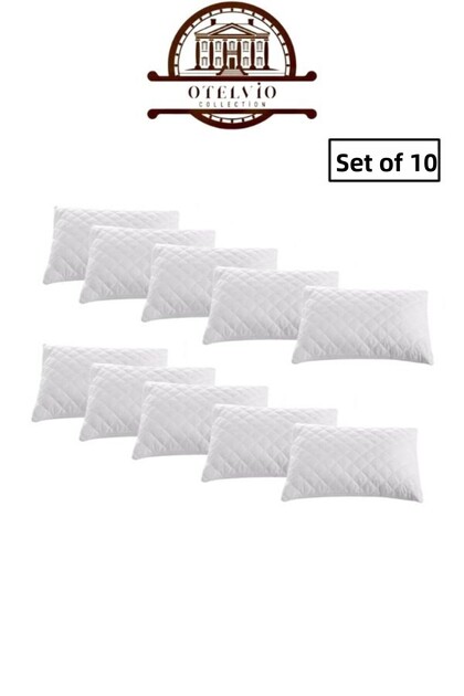 Set of 10 Pillow Protectors, Quilted Pillow Mattresses, 50 X 70 Cm