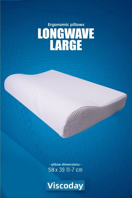 Orthopedic Visco Pillow Cervical Hernia Neck Straightening Neck Pain Supported Luxury Orthopedic Pillow.