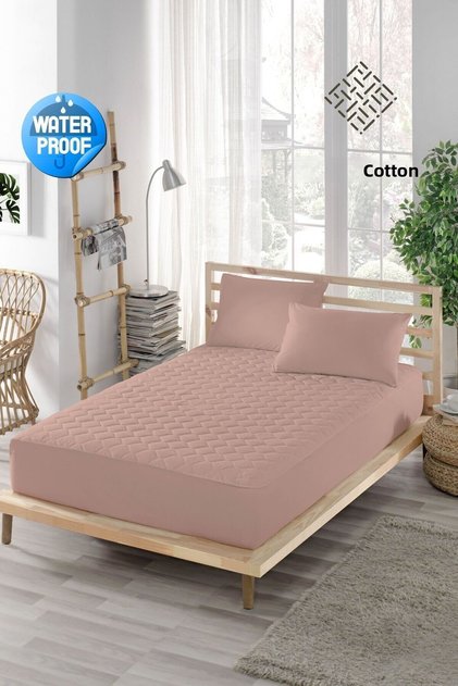 Colorful Mattress Cover Liquid-Proof Cotton Quilted Fitted Pink Double Single-baby-water-mattress Protector