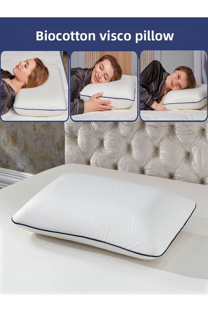 High Chubby Visco Biocotton Pillow 60x40x17
