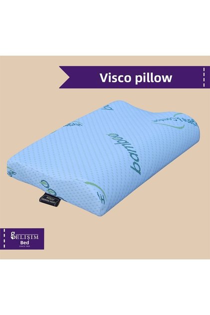 Orthopedic Visco Pillow Curved Cut