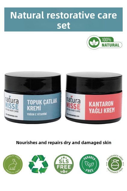 Repairing Care Set St. John's Wort Oil Cream 50 ml and Heel Crack Cream 50 ml