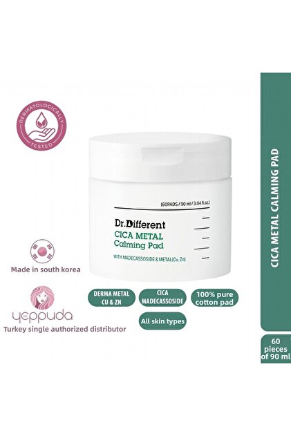 Cica Metal Calming Pad - Barrier Strengthening & Soothing with Derma Metal and Cica
