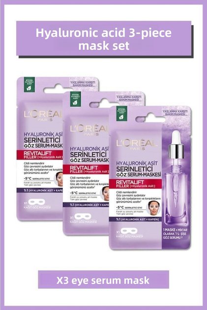 Revitalift Filler Cooling Eye Serum Mask Set of 3