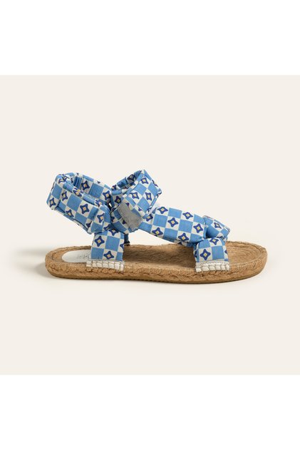 Florya Jute Sandals 37-40 Blue