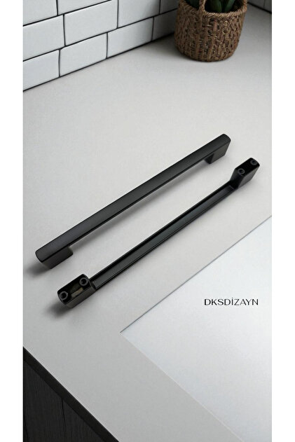 DKSDİZAYN Nergis 160-192 mm SİYAH Kulp 1. Sınıf Metal Lüks Modern