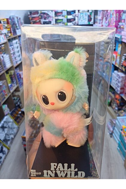 OYUNCAKSAHİLİ Peluş Labubu Özel Gökkuşağı Renk Rainbow Love