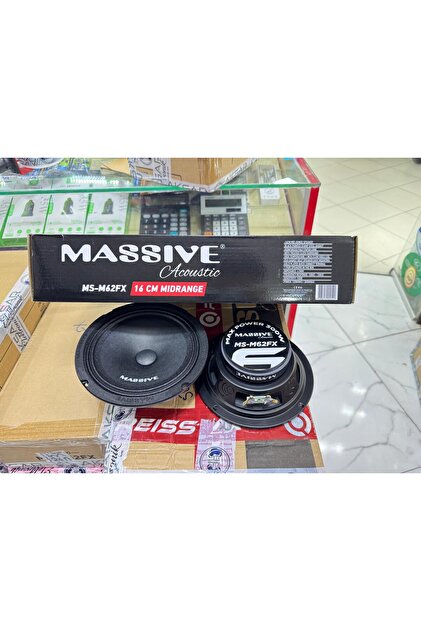 Massive Ms-m62fx 16 Cm Çifti 600wat-240 Rms Oto Midrange Hoparlör