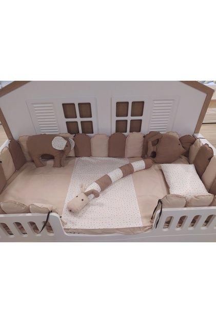 Montessori Sleeping Set 100*200 Cm, Reversible, Duvet Cover 155*215 Cm, Fitted Sheet
