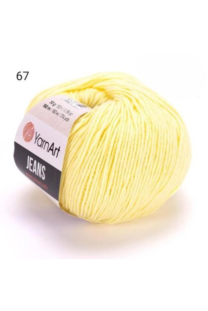 خيط جينز يارن ارت رقم اللون _ 67 Jeans _ العدد 3 بكرة