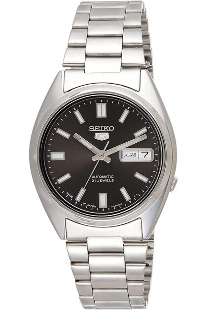 Men Automatic Watch, Analog Display And Stainless Steel Strap SnXS79J1