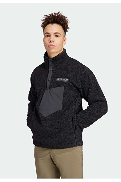 adidas Terrex Xploric High Pile Fleece Pullover Sweatshirt