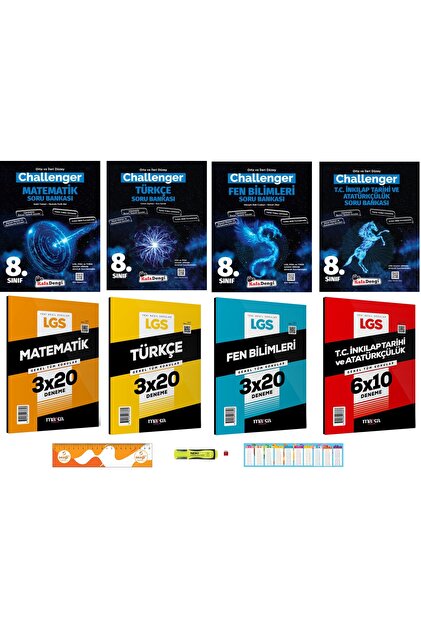 Kafa Dengi Yayınları 8. Sınıf Lgs Challenger Matematik-Türkçe-Fen Kafa Dengi Yayınları 8. Sınıf Lgs Challenger Matematik-Türkçe-Fen