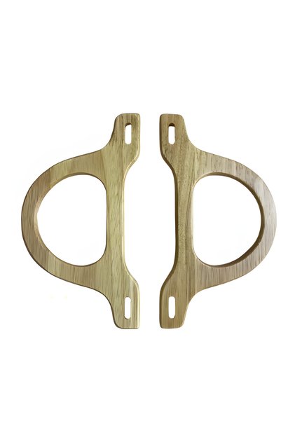 Elegant Wooden Bag Handle 10*21 cm Ah1021
