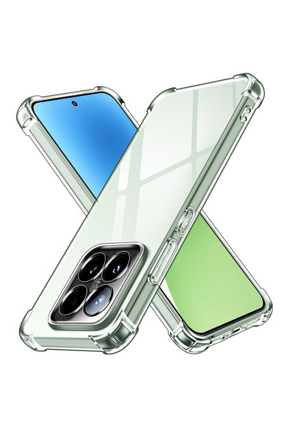 Xiaomi Mi 15 ile Uyumlu Kapak Kamera Korumalı Airbag Antishock Köşe Korumalı Şeffaf Silikon Kılıf