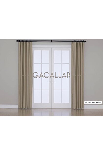 Dable Blackout 3 Layer Stone Color Without Piles (Can Be Used as Day Fonperde Night Sunshield)