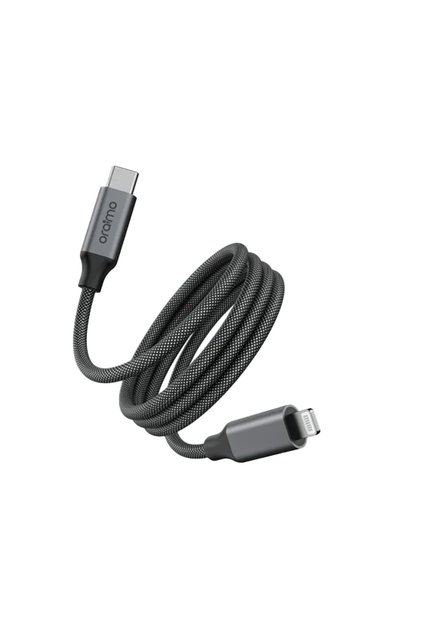 كابل مغناطيسي USB-C إلى Lightning بطول 1 متر وقوة 20 واط - أسود