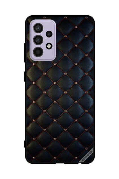Protective Case Cover For Samsung Galaxy A52s 5G Stappers On Black Cloth Pattern