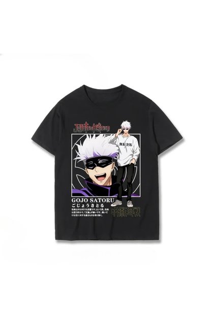 Anime Patterned Unisex Men's T-Shirt Jujutsu Kaisen Gojo Satoru