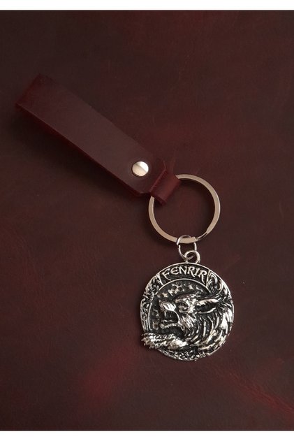 سلسلة مفاتيح KURT PREMIUM FİIGÜR مصنوعة يدويًا من الجلد الحقيقي