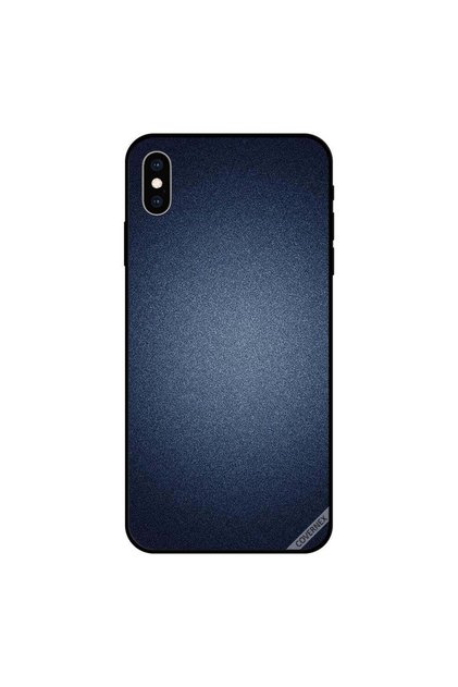 iPhone XS Case Cover Dark Blue Pattern