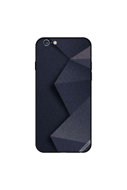 غطاء حماية لجهاز iPhone 6s بنمط هرمي لامع أسود